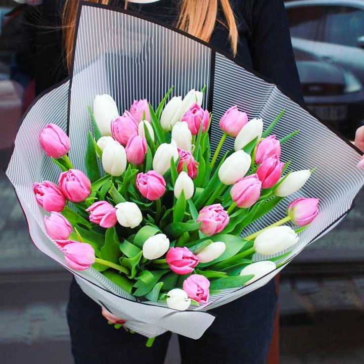 29 тюльпанов микс в Якутске