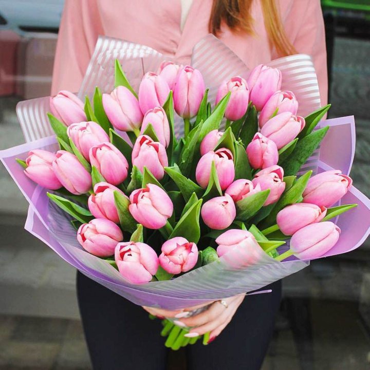 25 тюльпанов "Айс крем" в Якутске