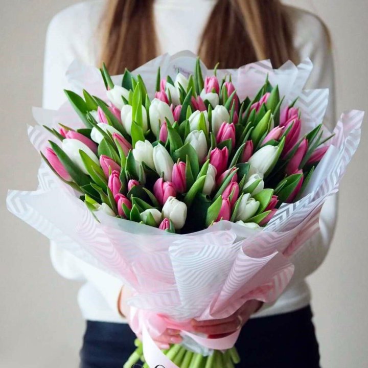 Букет тюльпанов "Лолита" в Якутске