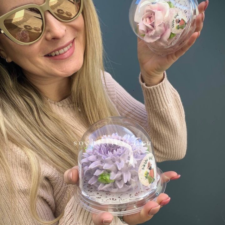 Зефир пион, роза (штучно) в Якутске